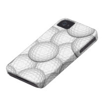 Golf Balls Collage Iphone 4 Cover