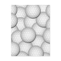 Golf Balls Collage Post Card