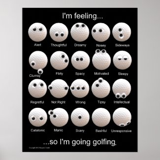 Golf Balls Emotions Chart