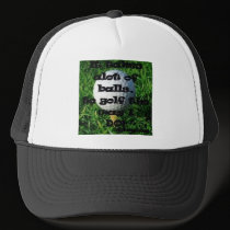 golf balls hats