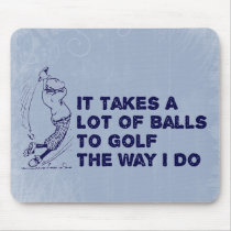Golf Balls Mouse Pad