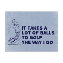 Golf Balls Postcard