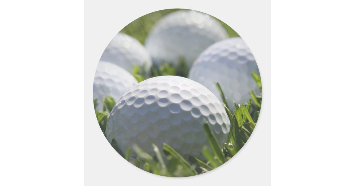 Golf Balls Sticker Zazzle