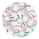 Golf Balls & Tees Stickers