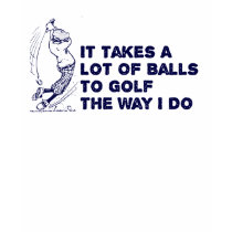 Golf Balls t-shirts by HobbyTees Golf Balls t-shirts
