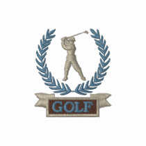 Golf Banner Logo embroidered shirts by cowboyannie Golf Banner Logo embroidered shirts