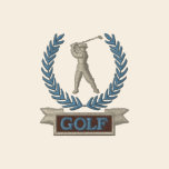 Golf Banner Logo embroidered shirts