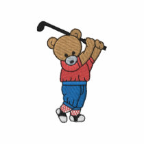 Golf Bear embroidered shirts