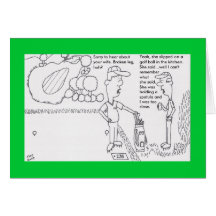 Golf Birthday Card