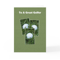 Golf Birthday Card -- Golf Balls for Your "Birdie" by KathyHenis Golf Birthday Card -- Golf Balls for Your "Birdie"