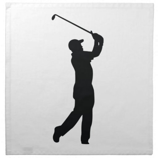 golf clubs silhouette