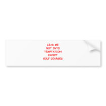 golf bumper sticker