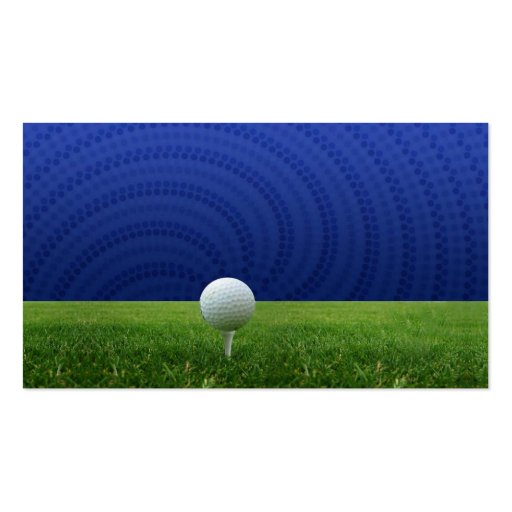 Golf Business Cards (back side)