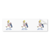 golf by day bingo by night bumper sticker