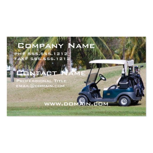 golf cart business plan