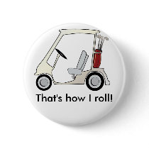 golf_cart pinback button
