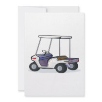 golf cart graphic announcement