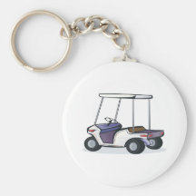 golf cart graphic keychains