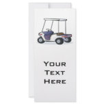 golf cart graphic rack cards