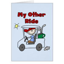 Golf Cart Other Ride Tshirts and Gifts Card