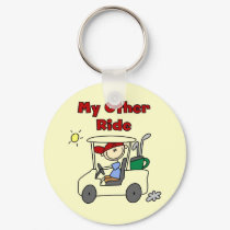 Golf Cart Other Ride Tshirts and Gifts keychains