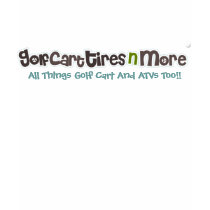 Golf Cart Tires N More Kids Dark Logo Tee t-shirts