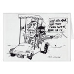 GOLF CARTOON CARD