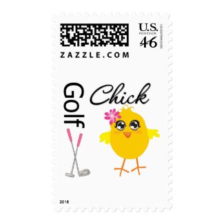 Golf Chick stamp