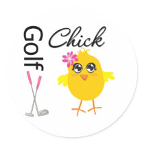 Golf Chick stickers