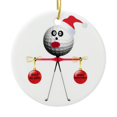 Golf Christmas Christmas Ornament