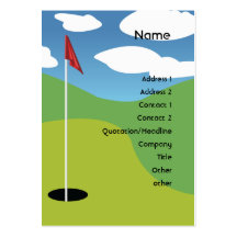 Golf - Chubby Business Cards