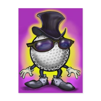 Golf Class Post Card by FunGraphix