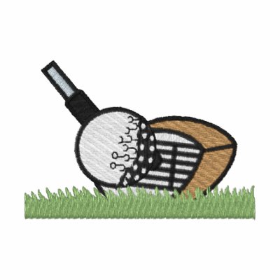 Golf Club And Ball Polo by ZazzleEmbroidery