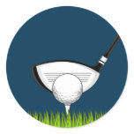 Golf Club & Ball Sticker