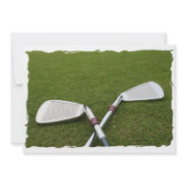 Golf Club Design Invitation