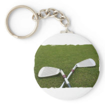 Golf Club Design Keychain