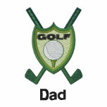 Golf Club Emblem Personalized Name Embroidered Shirt