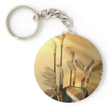 Golf Clubs Keychain
