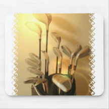 Golf Clubs Mouse Pad