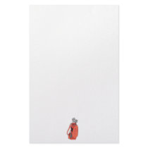 golf clubs stationery design