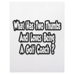 Golf Coach Joke...Two Thumbs Custom Letterhead