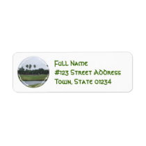 Golf Country Club Mailing Label