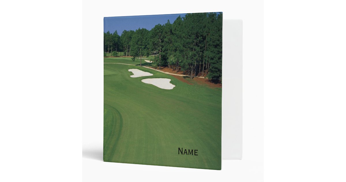 Golf Course Binder Zazzle Golf Course Binder Zazzle