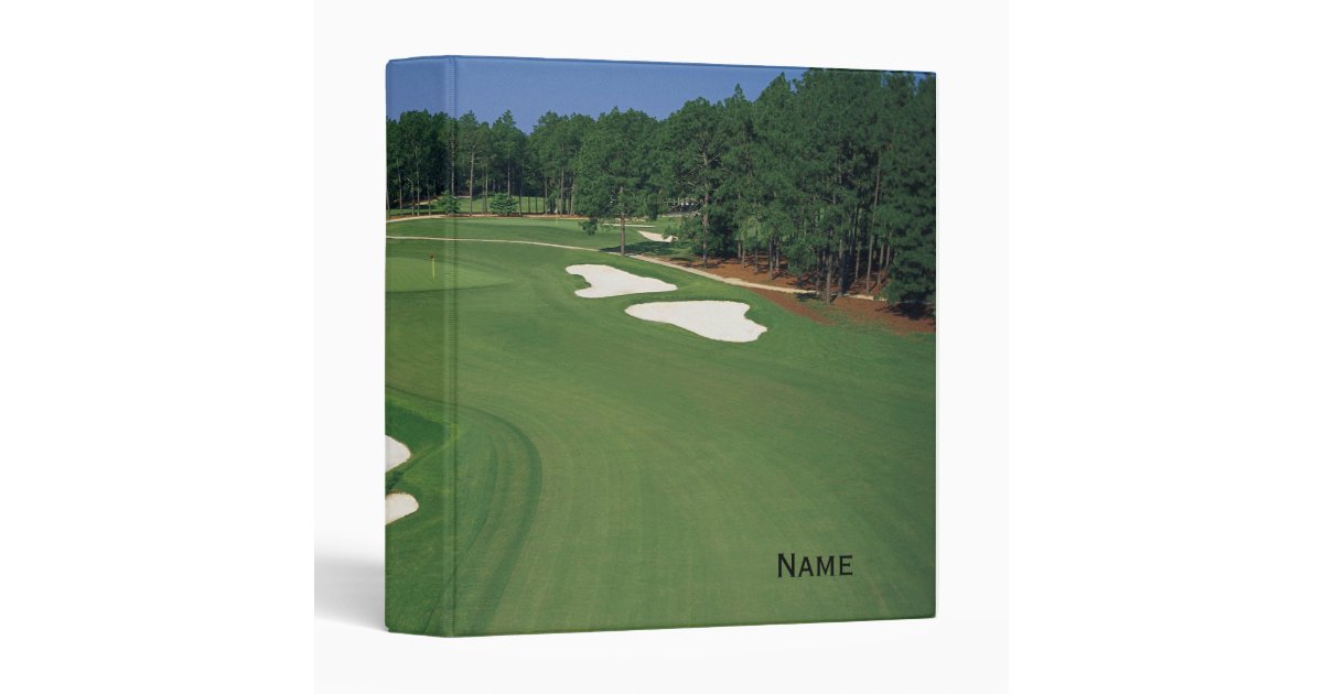 Golf Course Binder Zazzle