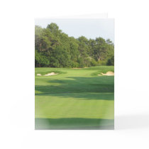 Golf Course Greeting Card