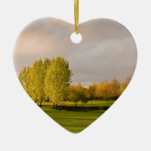 Golf Course in Autumn Ornament