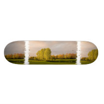 Golf Course in Autumn Skateboard