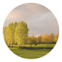 Golf Course in Autumn Sticker