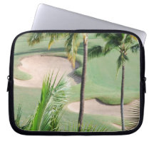 Golf Course in Tropics Laptop Sleeve