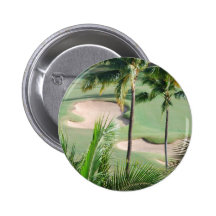 Golf Course in Tropics Pin